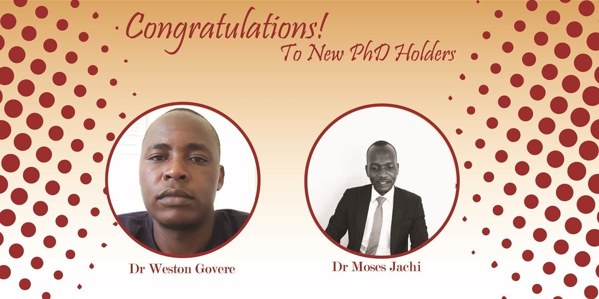 Congratulations! To New PhD Holders