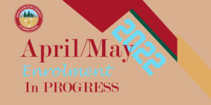 Read more about the article April/May 2022 Enrolment in progress