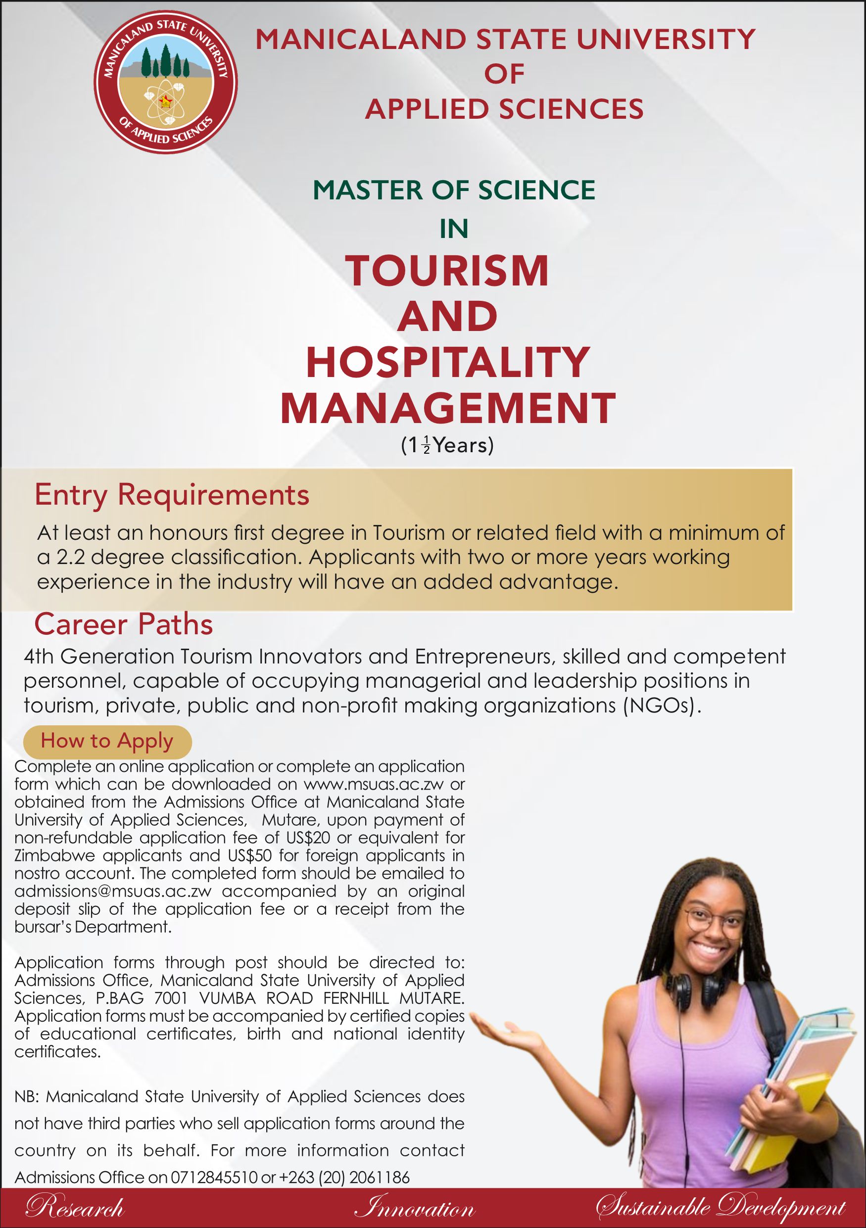 Read more about the article Master of Science Degree in Tourism and Hospitality Management