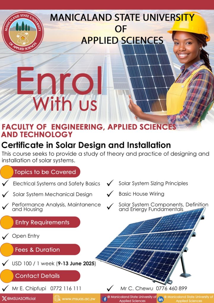Solar Design & Installation - MSUAS